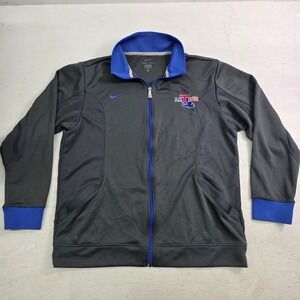 Nike Dri-Fit LA Tech Louisiana Embroidered Track Jacket Full Zip Sweatshirt Sz L